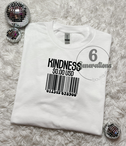 Kindness Barcode Tee