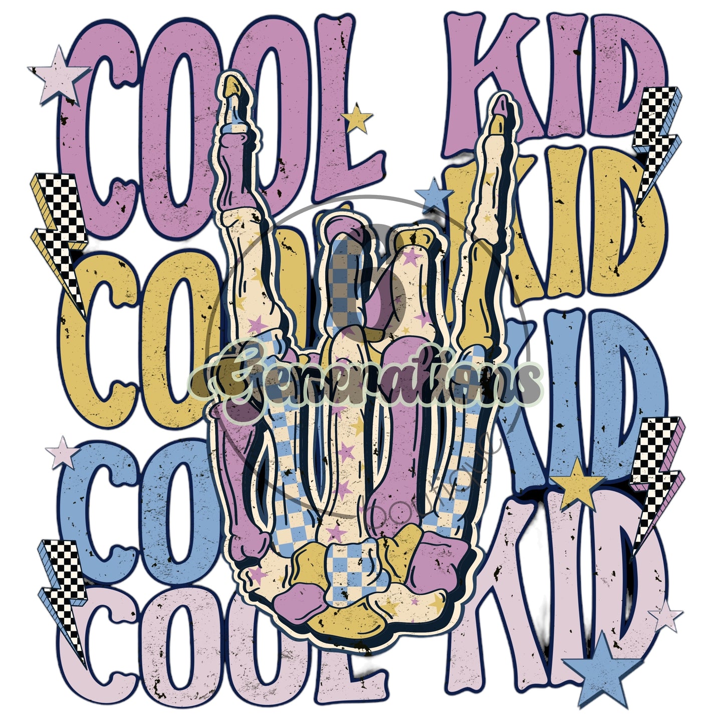 Cool Kid DTF Print