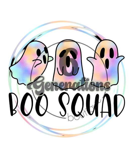 Boo Squad DTF Print