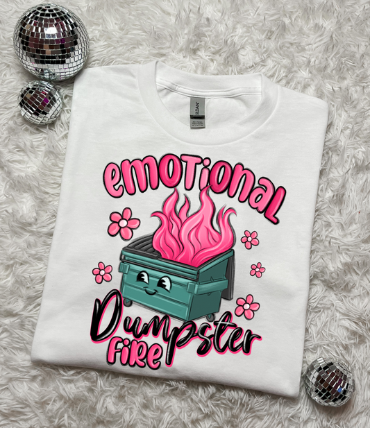 Emotional Dumpster Fire Adult Tee