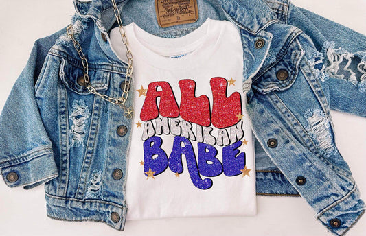 All American Babe Kids Tee