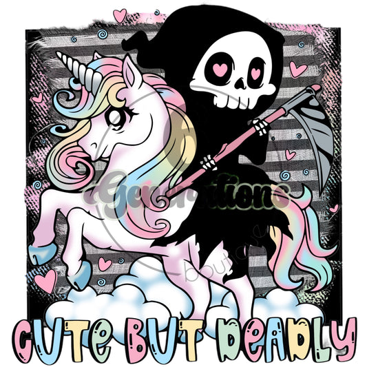 Cute But Deadly DTF Print