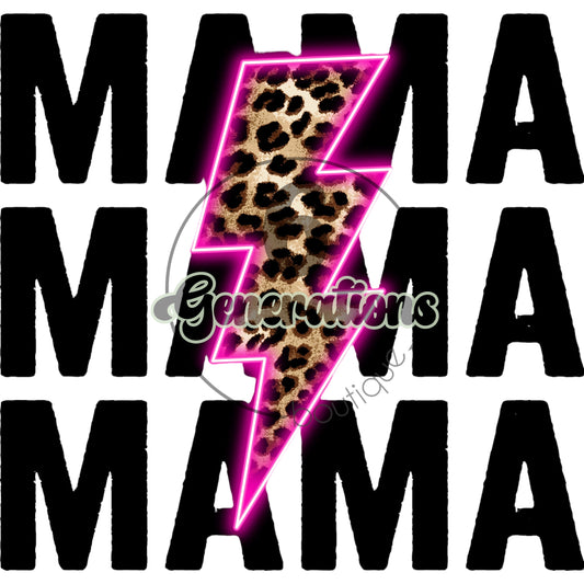 Cheetah Mama DTF Print