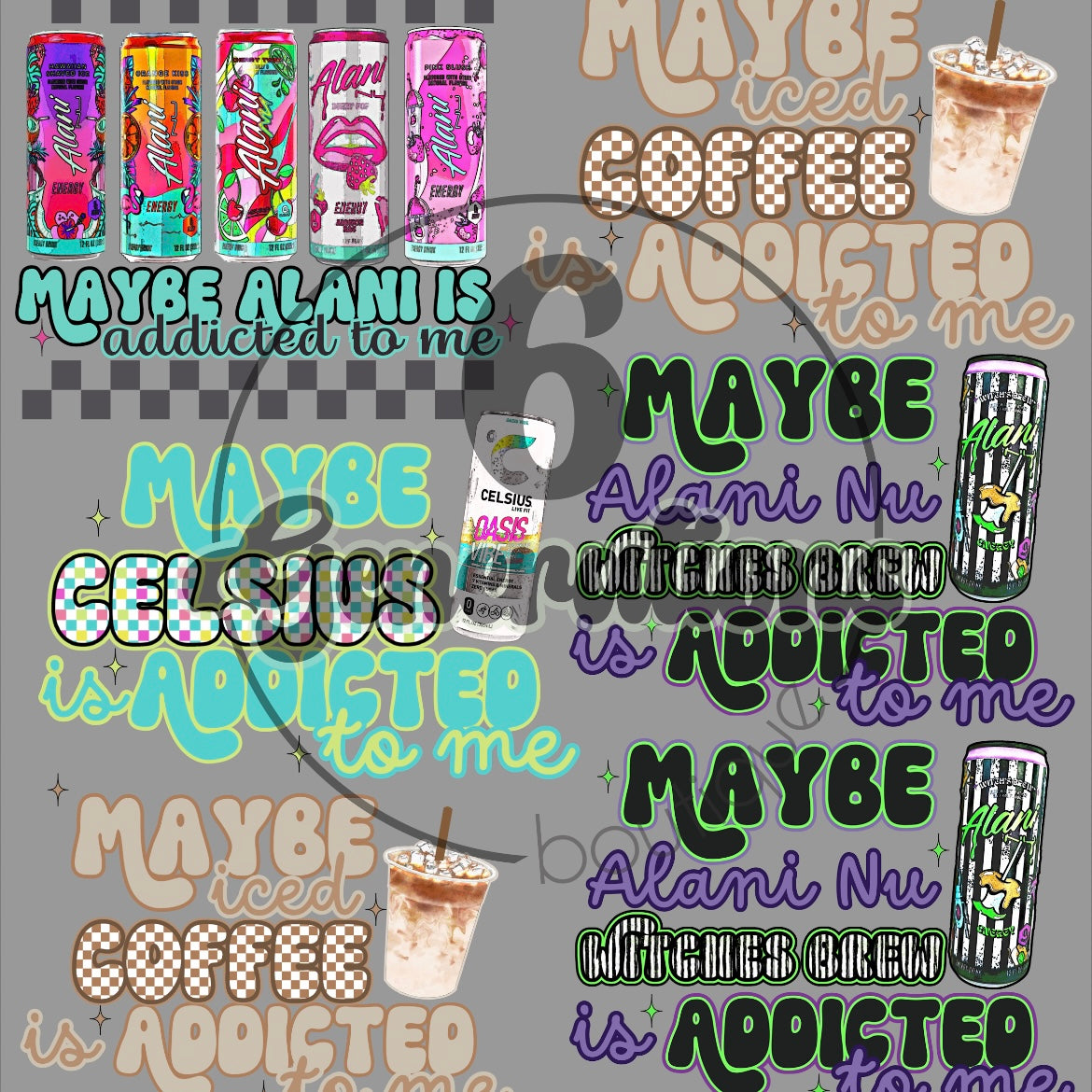 11. 24” Energy Drink Premade Gang Sheet