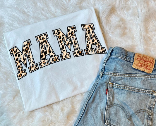 Cheetah Mama Tee