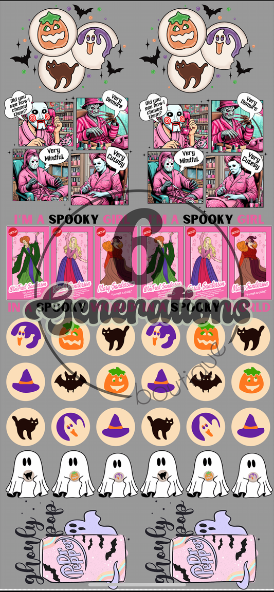 2. 48” Halloween Premade Gang Sheet