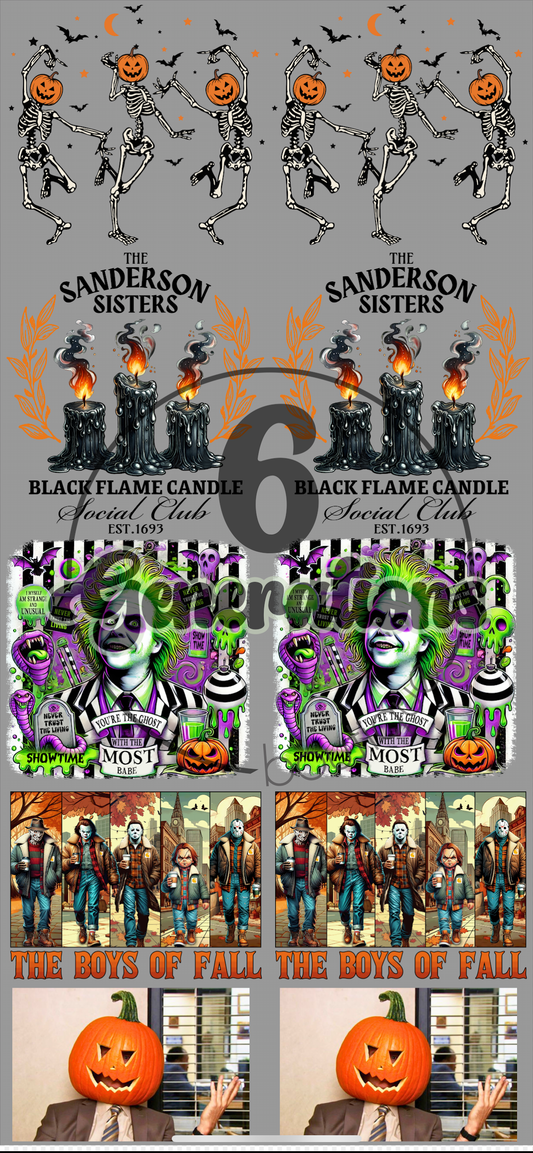 6. Halloween/Fall Premade Gangsheet