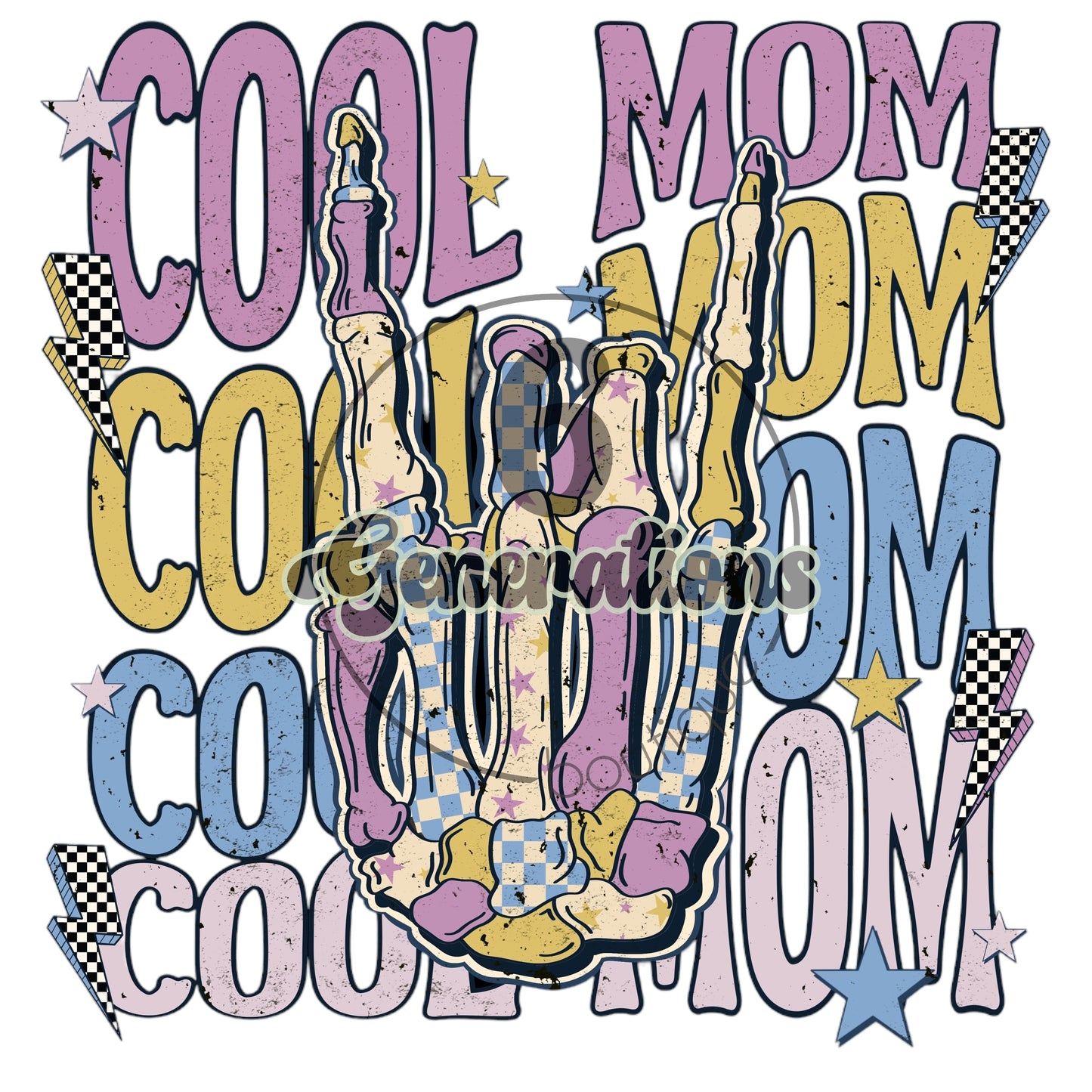 Cool Mom DTF Print