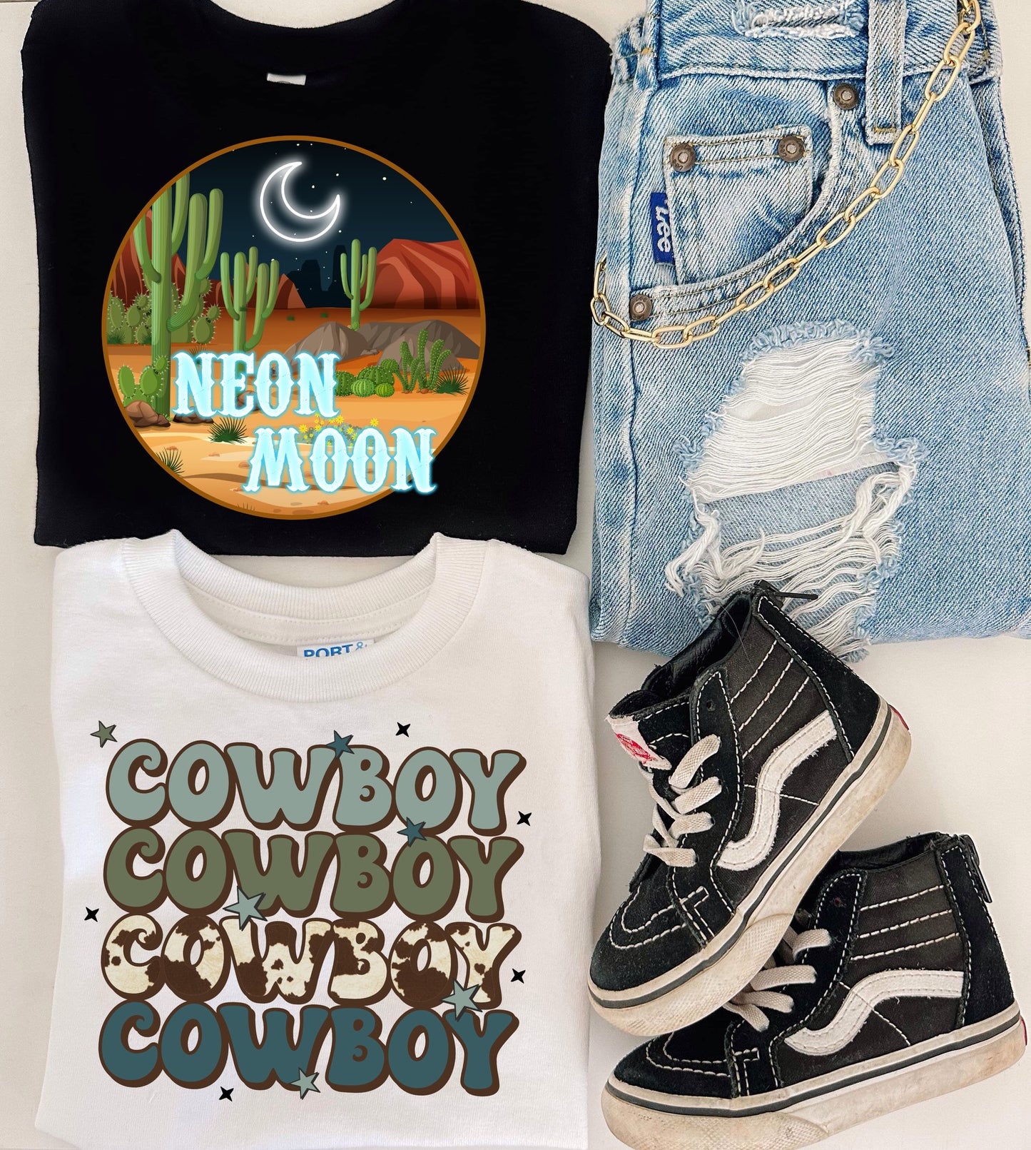 Boys Western Tee