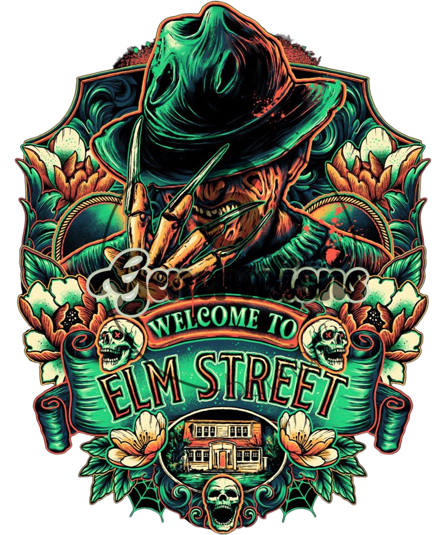 Welcome To Elm Street DTF Print