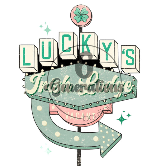 Lucky’s Irish Lodge DTF Print