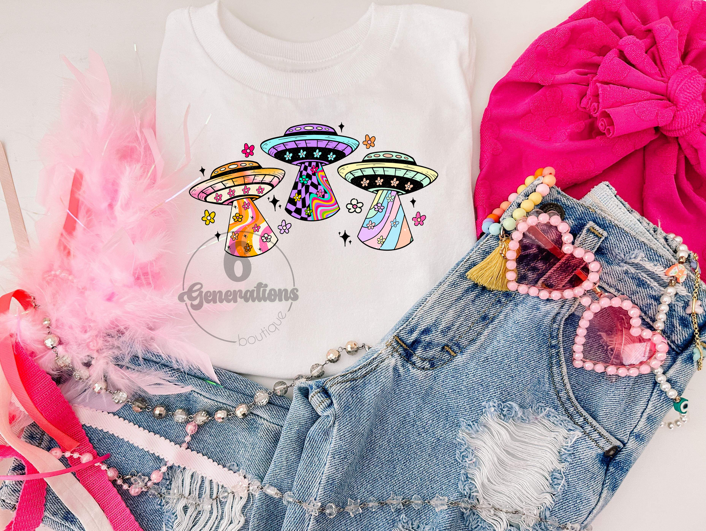 Groovy Alien Kids tee