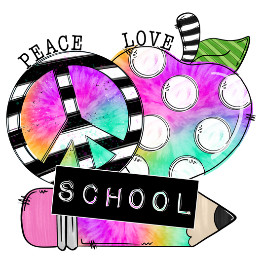 Peace, Love, School Kids Tee