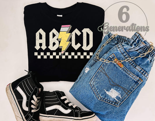 Adult ABCD Tee